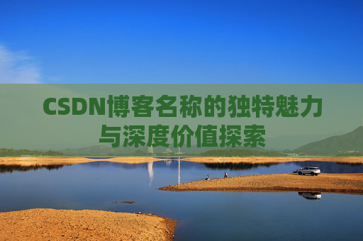 CSDN博客名称的独特魅力与深度价值探索